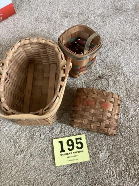 Three baskets