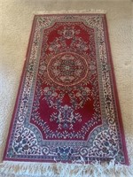 Red area rug- Turkish