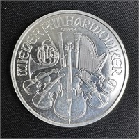 2008- 1 oz Silver Austrian Philharmonic