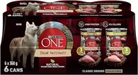 Purina ONE Classic Ground 368 g Can (6 Pack)