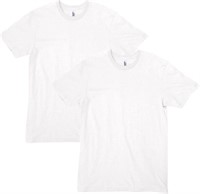 American Apparel Unisex-Adult CVC T-Shirt, 2 Pack