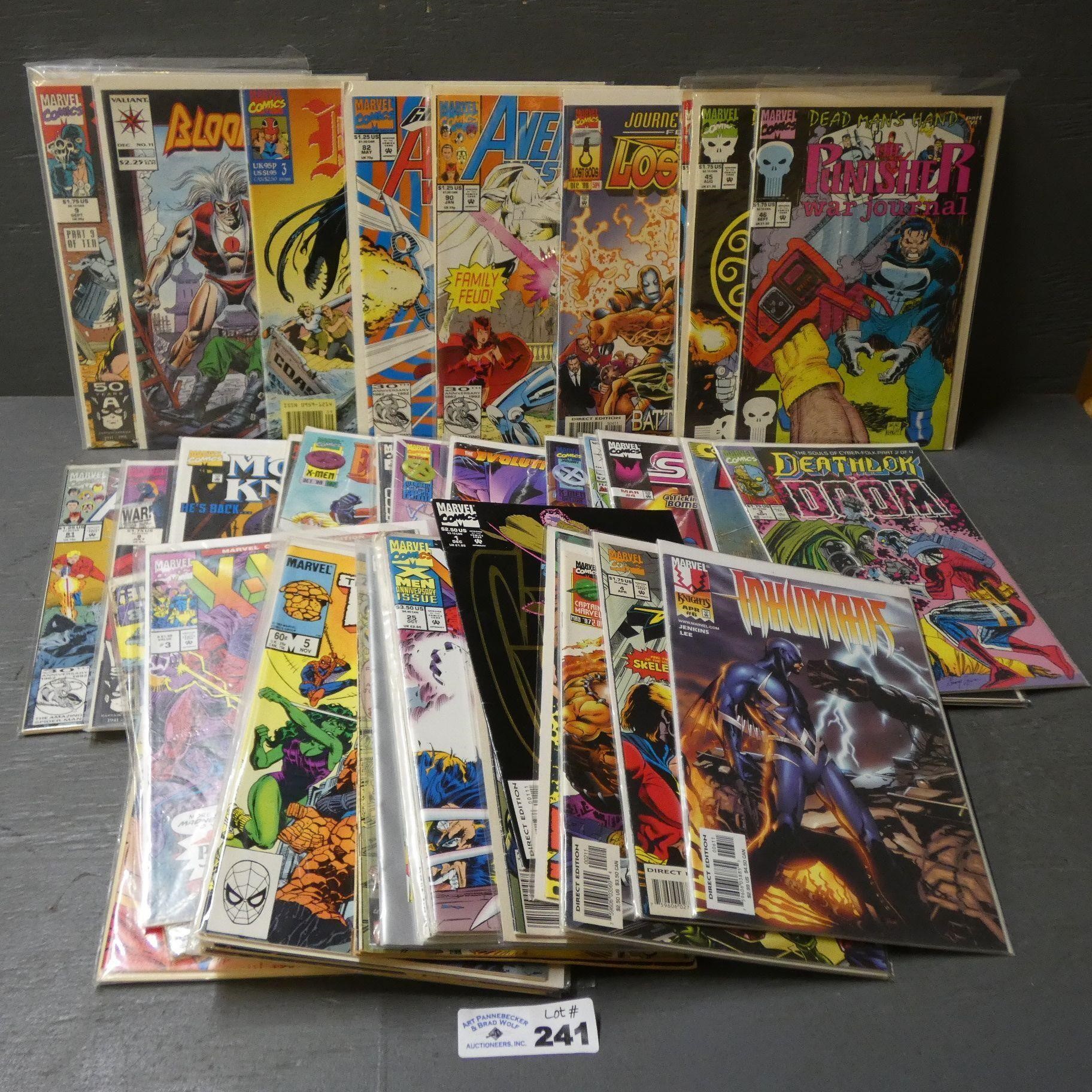 Stack of Modern Marvel Comic Books
