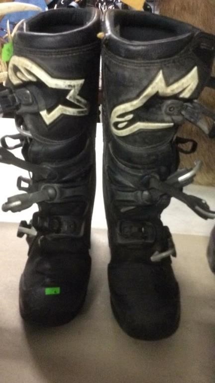 ALPINE STAR TEK 5 MOTORCYCLE BOOTS SIZE 10