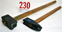 2  Log marking hammers