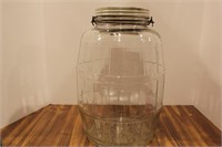 Large Pickle Jar w/ Wood Handle