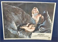 1976 Lithograph 11" x 14" Movie Card King Kong