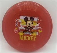 Disney Mickey Mouse Red Glitter 9in Flying Disc
