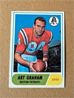 1968 Topps Art Graham Boston Patriots Card #150