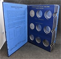 Collectors Album for Canadian Dollar Coins 1935-19