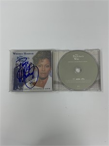 Autograph COA Whitney Houston CD
