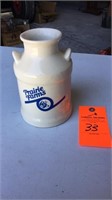 7”T Pairie Farms ceramic milk can