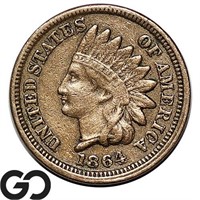 1864 Indian Head Cent, Copper-Nickel Type