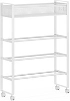 Hosfais 4-Tier BLACK Shoe Rack