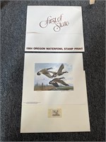Signed 1984 Oregon waterfowl stamp print