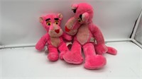 Pink Panther plush lot of 2