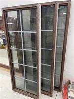 3 Exterior Windows 21 1/4 X 54 3/4 "