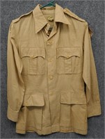 WWII British-American Used CBI Bush Jacket