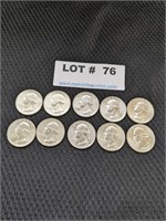 10 - 1964 Washington Quarters