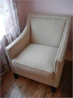 29"x 29"x 35" Upholstered Side Chair Needs Cleaned