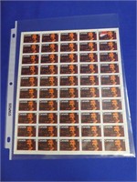 Sheet Of Canada 8 Cent Stamps