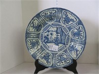 ORIENTAL BLUE & WHITE POTTERY CHARGER