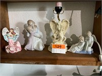 Angel Lamp & Figurines