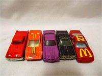 (5) Hot Wheels  Die Cast Race Cars (1) McDonald's