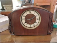 Antique Forestville Mantel Clock with Key