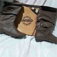 Unr8ed Ginger  Womens Size 7.5 Boot Brown Leather