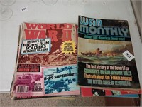 Large lot of War Monthly, World War II and other