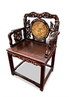 Chinese Late Qing Dynasty Armchair,