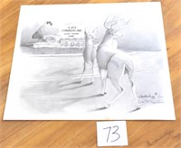 Unframed Print - 2 Deer at Lake Cumberland State