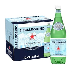 Sparkling Natural Mineral Water, 33.8oz, 12 Pack