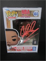 Dennis Rodman signed Funko Pop COA