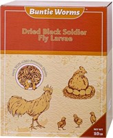 BUNTIE WORMS 10LB Dried Black Soldier Fly Larvae
