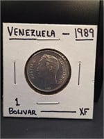 1989 Venezuelan coin