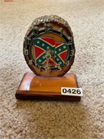 Confederate flag clock