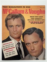 David McCallum Signed McCallum and Vaughn Magazine