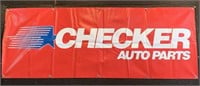 96 X 36 INCH LARGE NASCA CHECKER AUTO PARTS BANNER