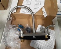 2 handle high rise sink faucet