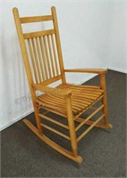 Oak Spindle Back Rocking Chair