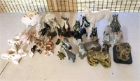 Lot of Animal Ceramic Figurines Dogs