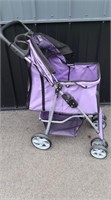 Folding Stroller w/Sun Shade & Package Tray