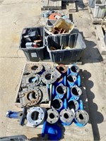 Qty (3) Pallets Misc. Valve Parts