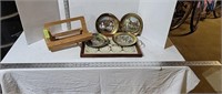 Vintage Tray, Plates & Misc.