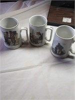 Norman Rockwell cups