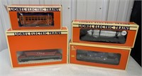 4 pcs Lionel Trolley,Flatcar,Coal Dump Car,NIB