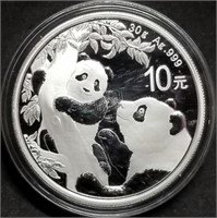 2021 30g Chinese Silver Panda in Capsule