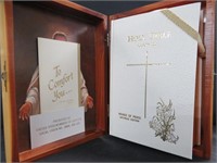 HOLY BIBLE IN WOODEN GIFT BOX