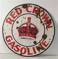 SSP Red Crown Gasoline Sign